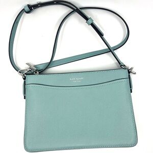 Kate Spade Shoulder Crossbody Bag NWOT Ice Blue Preppy